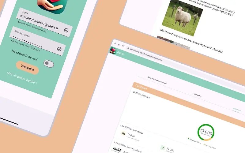 Gestion de Campagne Aïd al-Adha, interface conçue pour Hassanates.fr